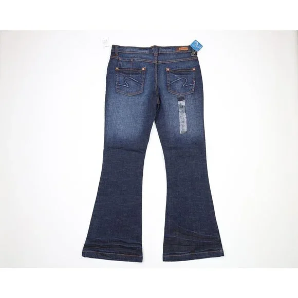 NOS Vintage Y2K Lot 29 Womens Size 13 Looney Tunes Wide Leg Flared Denim Jeans